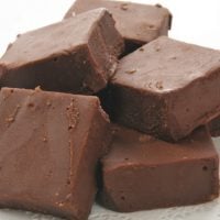 2 Ingredient Chocolate Fudge